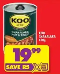 Shoprite Koo chakalaka offer