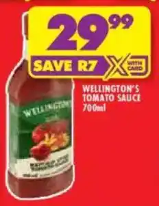 Shoprite Wellington's tomato sauce offer