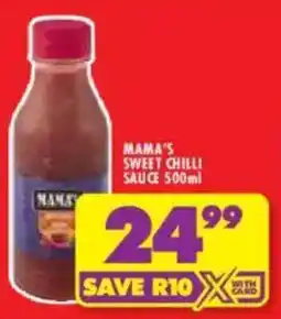 Shoprite Mama's sweet chilli sauce offer