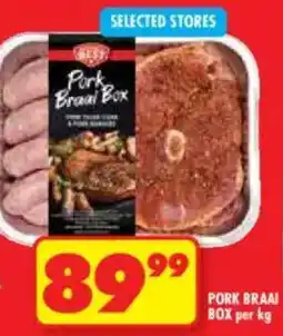Shoprite Pork braai box offer