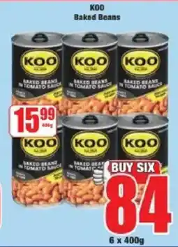 Boxer Koo Baked Beans offer