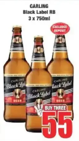 Boxer Carling Black Label RB offer