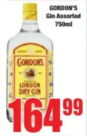 Boxer Gordon's Gin Assorted offer