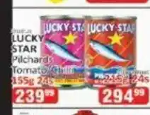 KitKat Cash and Carry Lucky Star Pilchards Tomato/Chilli 155g 24s offer
