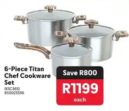 Makro Bennett Read Titan Chef Cookware Set offer