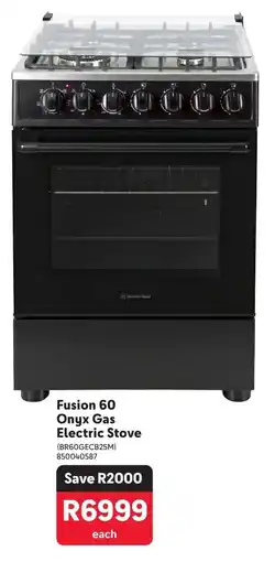 Makro Bennett Read Fusion 60 Onyx Gas Electric Stove offer
