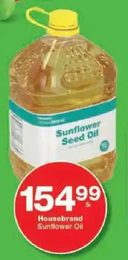 Checkers Housebrand Sunflower Oil offer