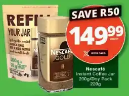 Checkers Nescafé Instant Coffee Jar/ Doy Pack offer