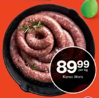 Checkers Karoo Wors offer