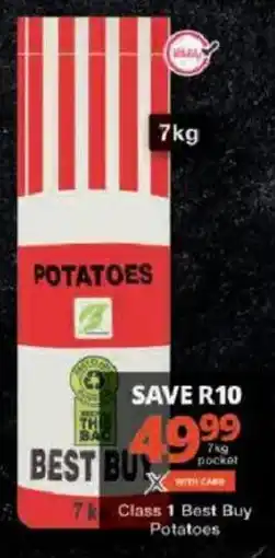 Checkers Class 1 Best Buy Potatoes offer