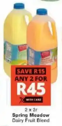 Checkers Spring Meadow Dairy Fruit Blend offer