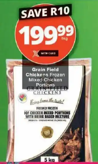 Checkers Grain Field Chickens Frozen Mixed Chicken Portions offer