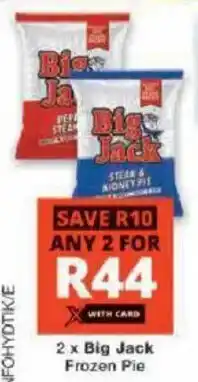 Checkers Big Jack Frozen Pie offer