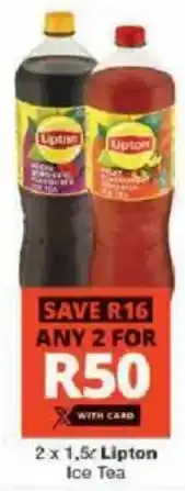Checkers Lipton Ice Tea offer