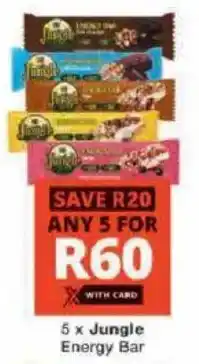 Checkers Jungle Energy Bar offer