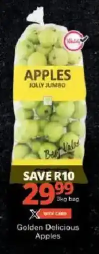 Checkers Golden Delicious Apples offer