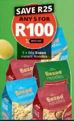 Checkers Eezee Instant Noodles offer
