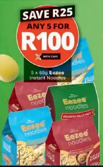 Checkers Eezee Instant Noodles offer