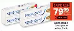 Checkers Sensodyne Toothpaste Value Pack offer