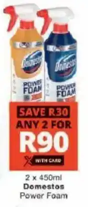 Checkers Domestos Power Foam offer
