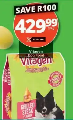 Checkers Vitagen Dog Food offer