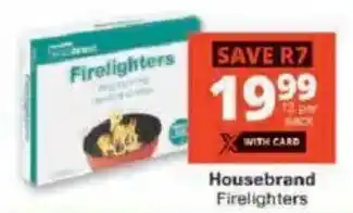 Checkers Housebrand Firelighters offer