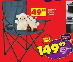 Shoprite Bushbaby spider folding chair in pouch offer