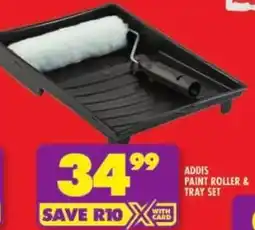 Shoprite Addis paint roller & tray set offer