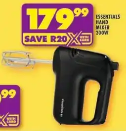 Shoprite Essentials hand mixer 200w offer