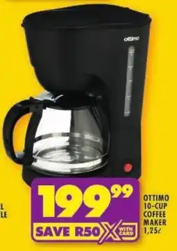 Shoprite Ottimo 10-cup coffee maker offer