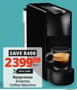 Checkers Hyper Nespresso Essenza Coffee Machine offer