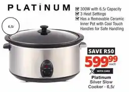 Checkers Hyper Platinum Silver Slow Cooker offer