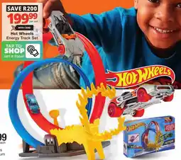 Checkers Hyper Hot Wheels Energy Track Set offer