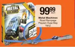 Checkers Hyper Metal Machines Road Rampage Playset offer
