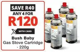 Checkers Hyper Bush Baby Gas Stove Cartridge offer