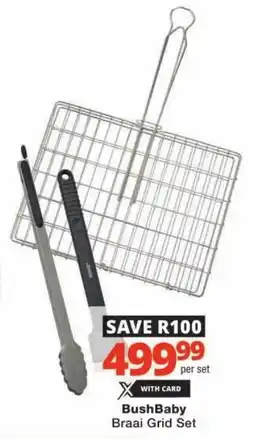 Checkers Hyper Bush Baby Braai Grid Set offer