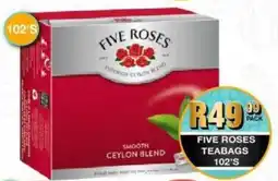 Take 'n Pay Five roses teabags offer