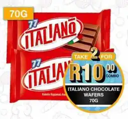 Take 'n Pay Italiano chocolate wafers offer