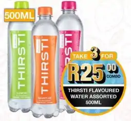 Take 'n Pay Thirsti flavoured water assorted offer