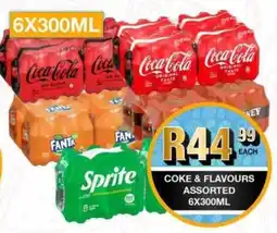 Take 'n Pay Coke & flavours assorted offer