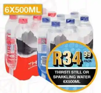 Take 'n Pay Thirsti still or sparkling water offer