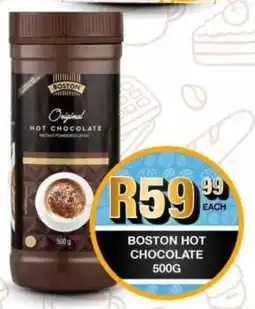Take 'n Pay Boston hot chocolate offer