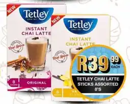 Take 'n Pay Tetley chai latte sticks assorted offer