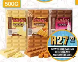 Take 'n Pay Dewchoc baking chocolate assorted offer