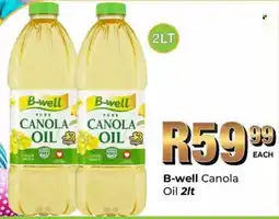 Take 'n Pay B-well Canola Oil offer