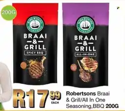 Take 'n Pay Robertsons Braai & Grill/ All In One Seasoning, BBQ offer