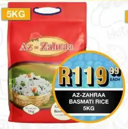 Take 'n Pay Az-zahraa basmati rice offer