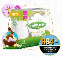 Take 'n Pay Twinsaver 2ply toilet rolls offer