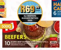 Take 'n Pay I&J beefers burger patties offer