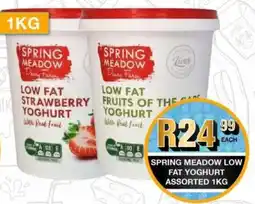 Take 'n Pay Spring meadow low fat yoghurt assorted offer